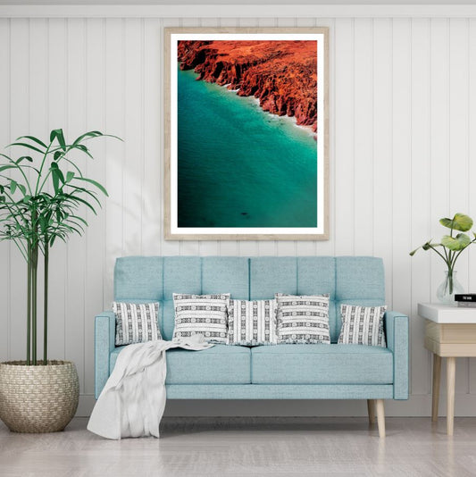 Sea & Cliff Scenery Photograph Home Decor Premium Quality Poster Print Choose Your Sizes