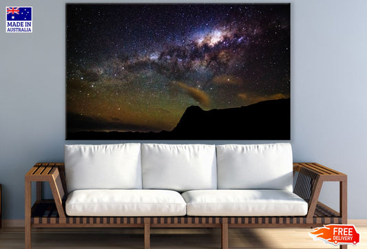 Milkyway View Over Mountain Print 100% Australian Made