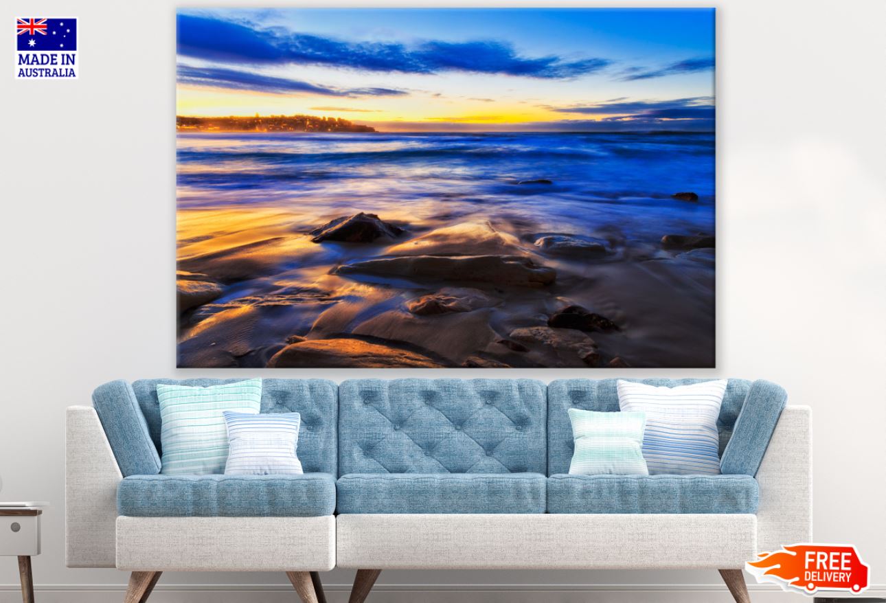 Sea Sunset Scenery Photograph Print 100% Australian Made