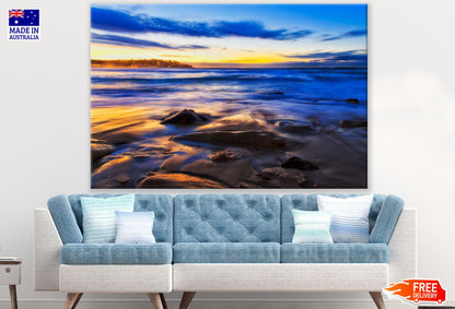 Sea Sunset Scenery Photograph Print 100% Australian Made