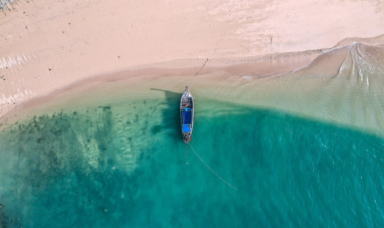 Sea Shore Aerial View Photograph Print 100% Australian Made