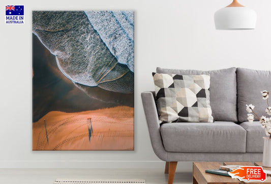 Sea Shore Aerial View Photograph Print 100% Australian Made