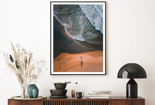 Sea Shore Aerial View Photograph Home Decor Premium Quality Poster Print Choose Your Sizes