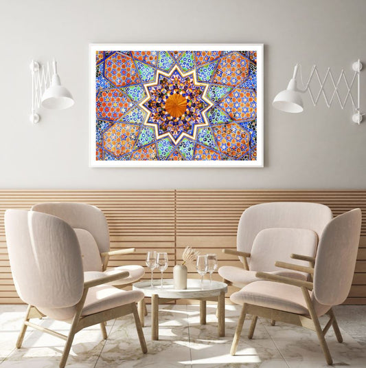 Colorful Abstract Mosaic Design Home Decor Premium Quality Poster Print Choose Your Sizes