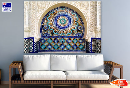 Colorful Abstract Mosaic Design Print 100% Australian Made