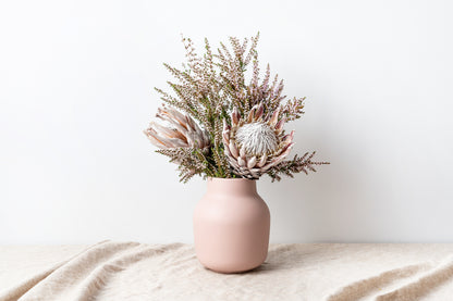 Flower Vase on Table Photograph Home Decor Premium Quality Poster Print Choose Your Sizes