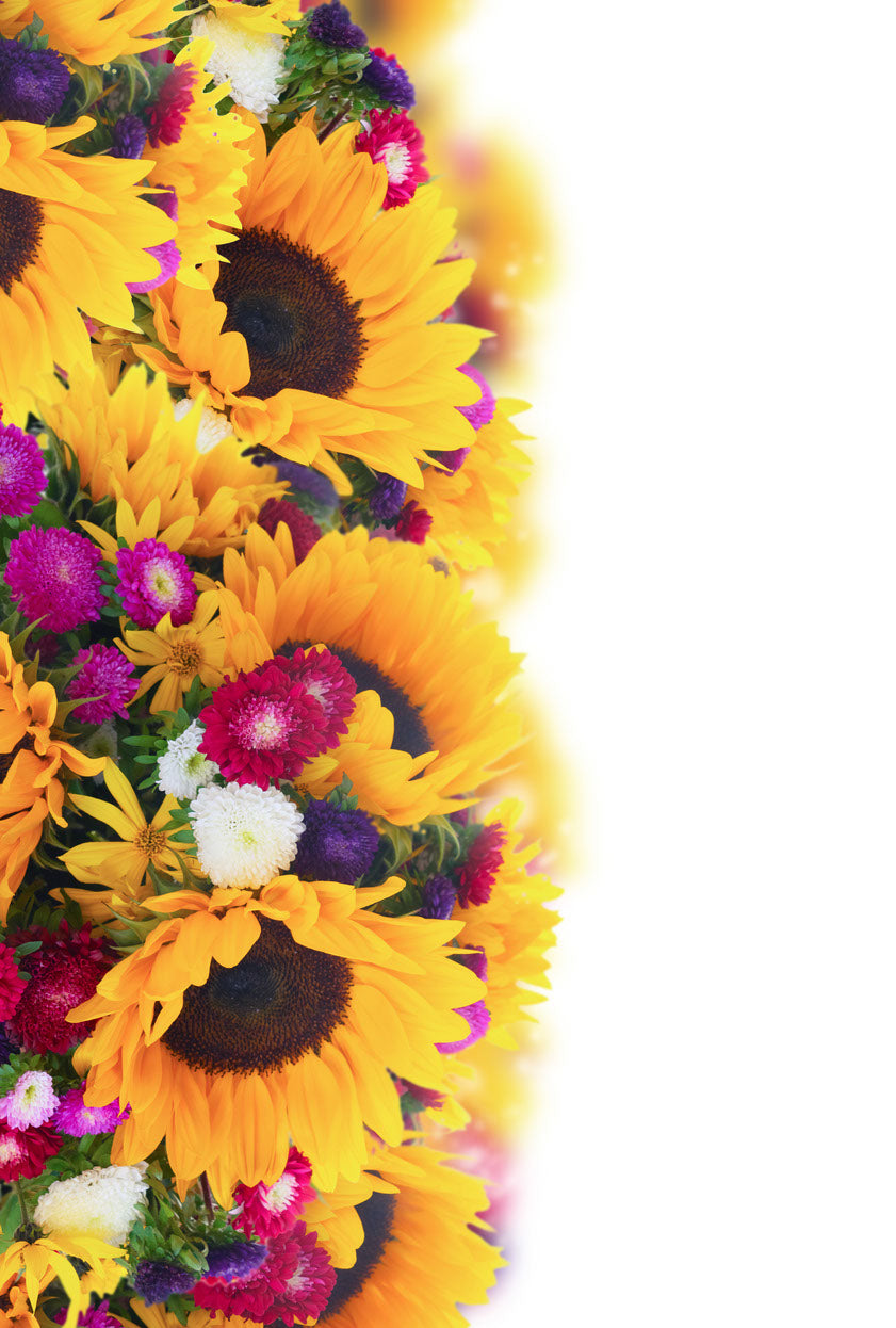 Colorful Flower Bunch Photograph Print 100% Australian Made