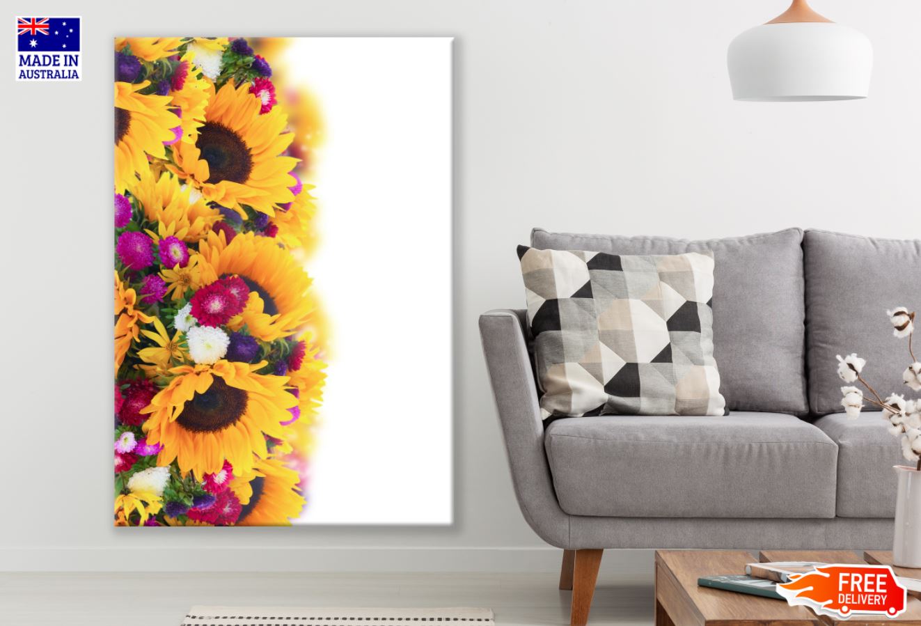 Colorful Flower Bunch Photograph Print 100% Australian Made