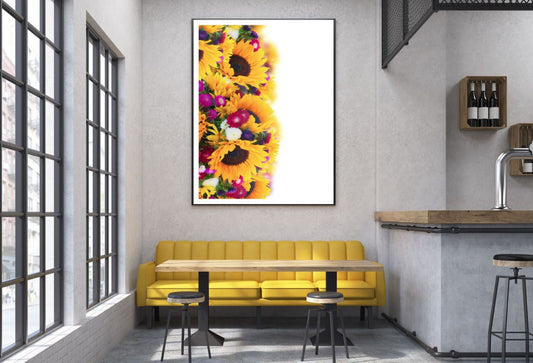 Colorful Flower Bunch Photograph Home Decor Premium Quality Poster Print Choose Your Sizes