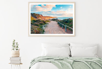 Path to Sea on Mountain View Home Decor Premium Quality Poster Print Choose Your Sizes