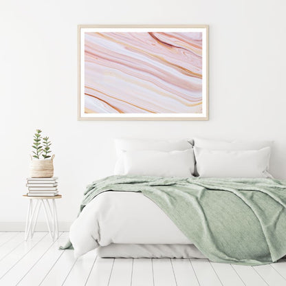 Pink & Gold Abstract Design Home Decor Premium Quality Poster Print Choose Your Sizes