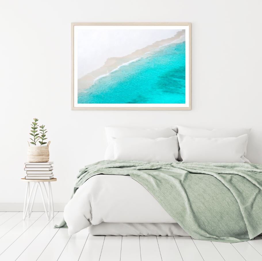Sea Aerial View Photograph Home Decor Premium Quality Poster Print Choose Your Sizes