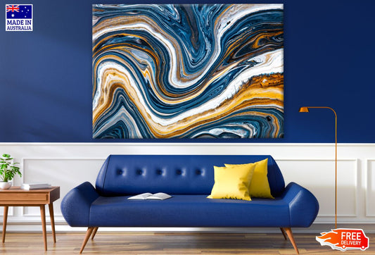 Multicolor Abstract Paint Design Print 100% Australian Made