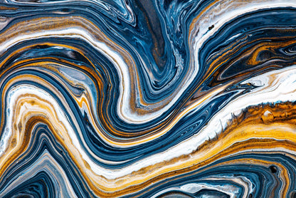 Multicolor Abstract Paint Design Print 100% Australian Made