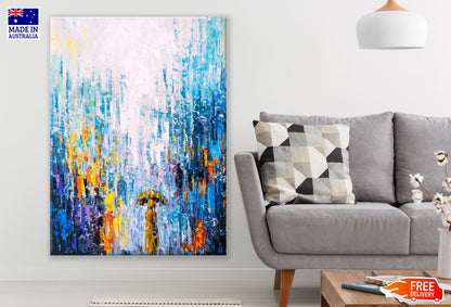 Colorful Abstract Oil Painting Print 100% Australian Made