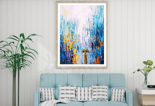 Colorful Abstract Oil Painting Home Decor Premium Quality Poster Print Choose Your Sizes