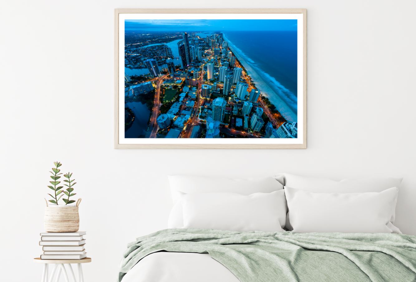 City Sunset Sky View Photograph Home Decor Premium Quality Poster Print Choose Your Sizes