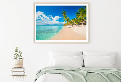 Palm Trees Near Sea Photograph Home Decor Premium Quality Poster Print Choose Your Sizes