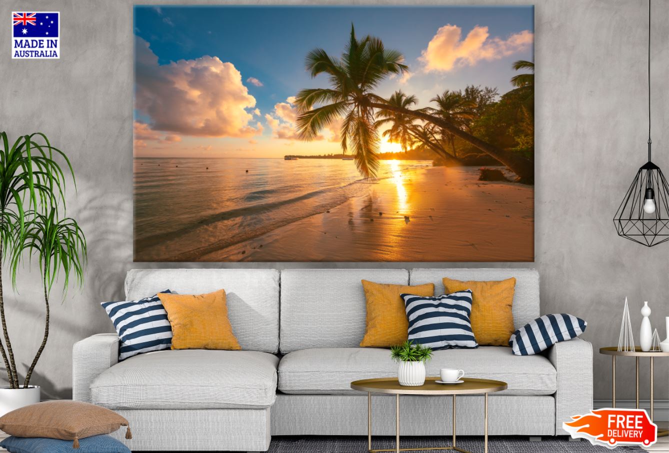 Sea Sunset Scenery Photograph Print 100% Australian Made