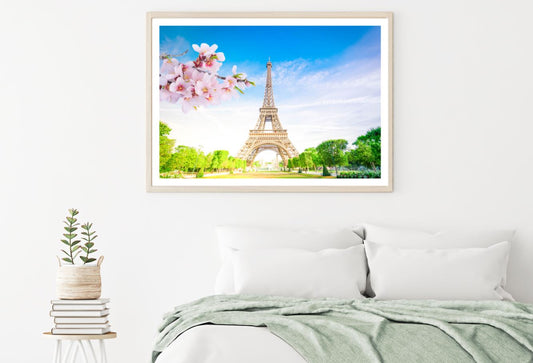 Eiffel Tower & Park Scenery View Home Decor Premium Quality Poster Print Choose Your Sizes