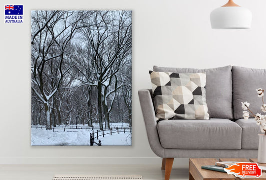 Snow Covered Forest Photograph Print 100% Australian Made