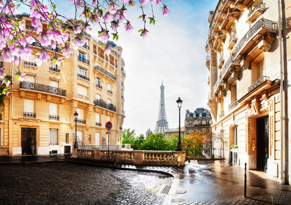 Street near Buldings Photograph Home Decor Premium Quality Poster Print Choose Your Sizes