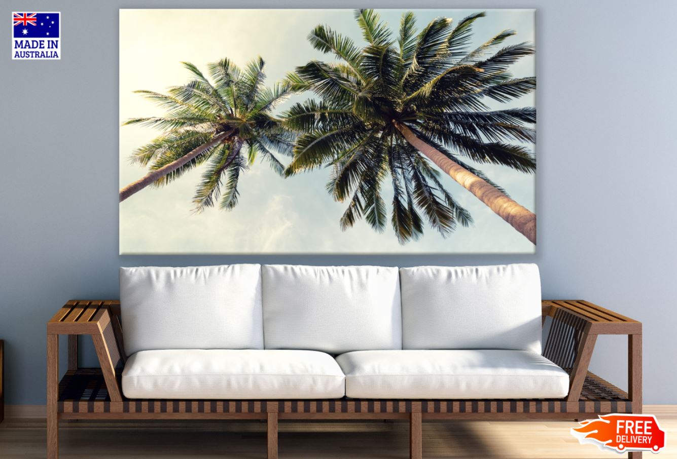 Palm Trees Closeup Photograph Print 100% Australian Made