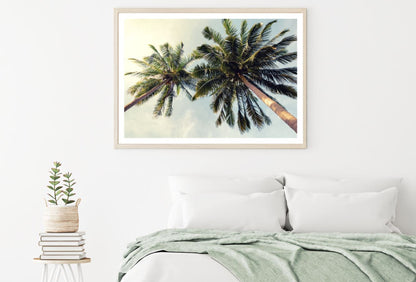 Palm Trees Closeup Photograph Home Decor Premium Quality Poster Print Choose Your Sizes