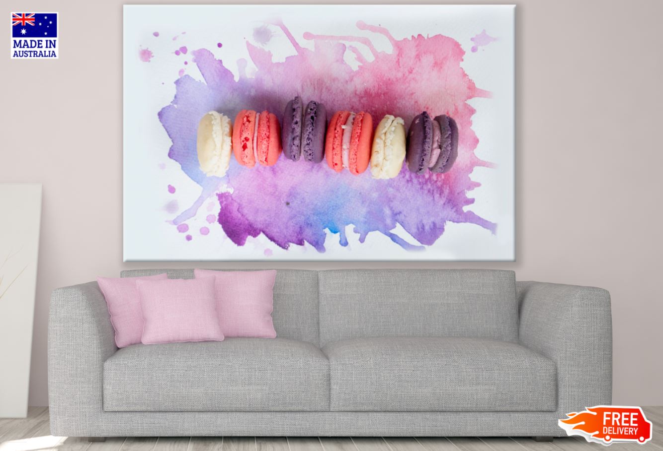 Colorful Macaroons Photograph Print 100% Australian Made