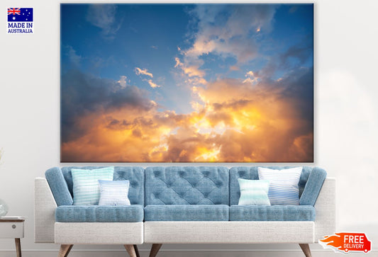 Sunset Sky View Photograph Print 100% Australian Made
