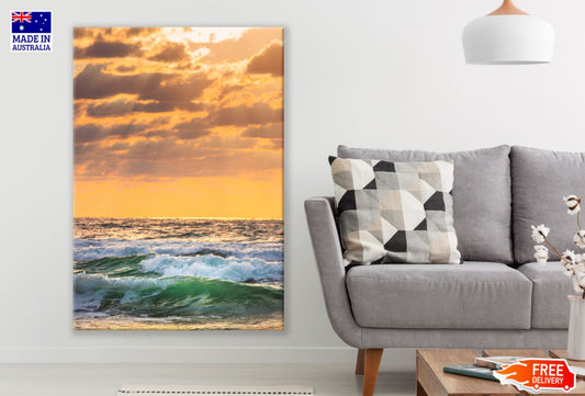 Sea Sunset Scenery Photograph Print 100% Australian Made