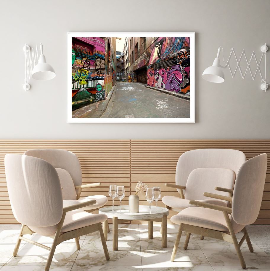 Graffiti Art on City Street Walls Home Decor Premium Quality Poster Print Choose Your Sizes