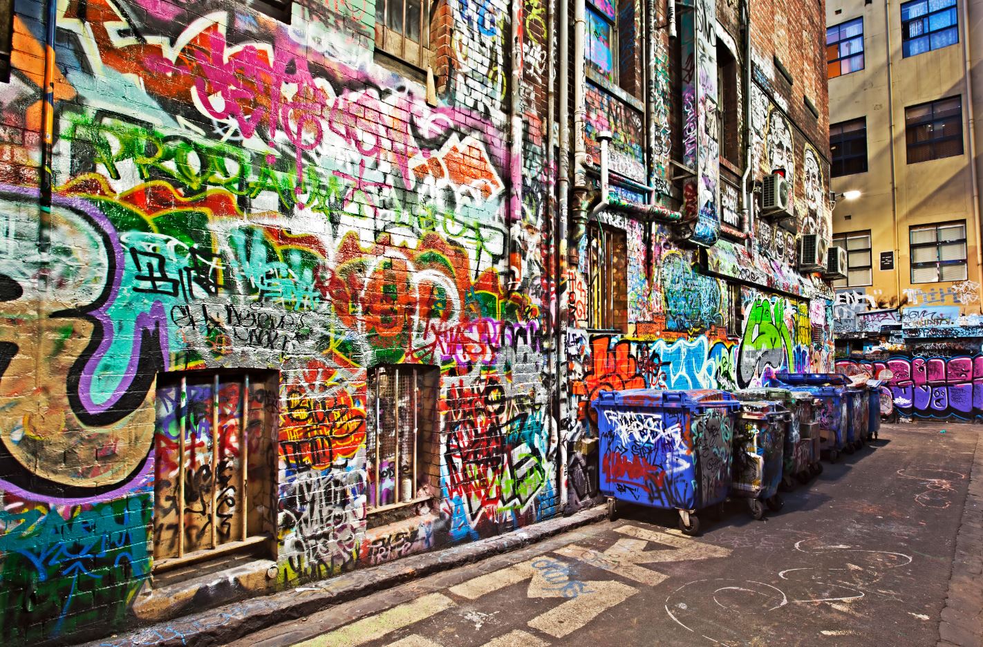Wall Graffiti Art Photograph Print 100% Australian Made