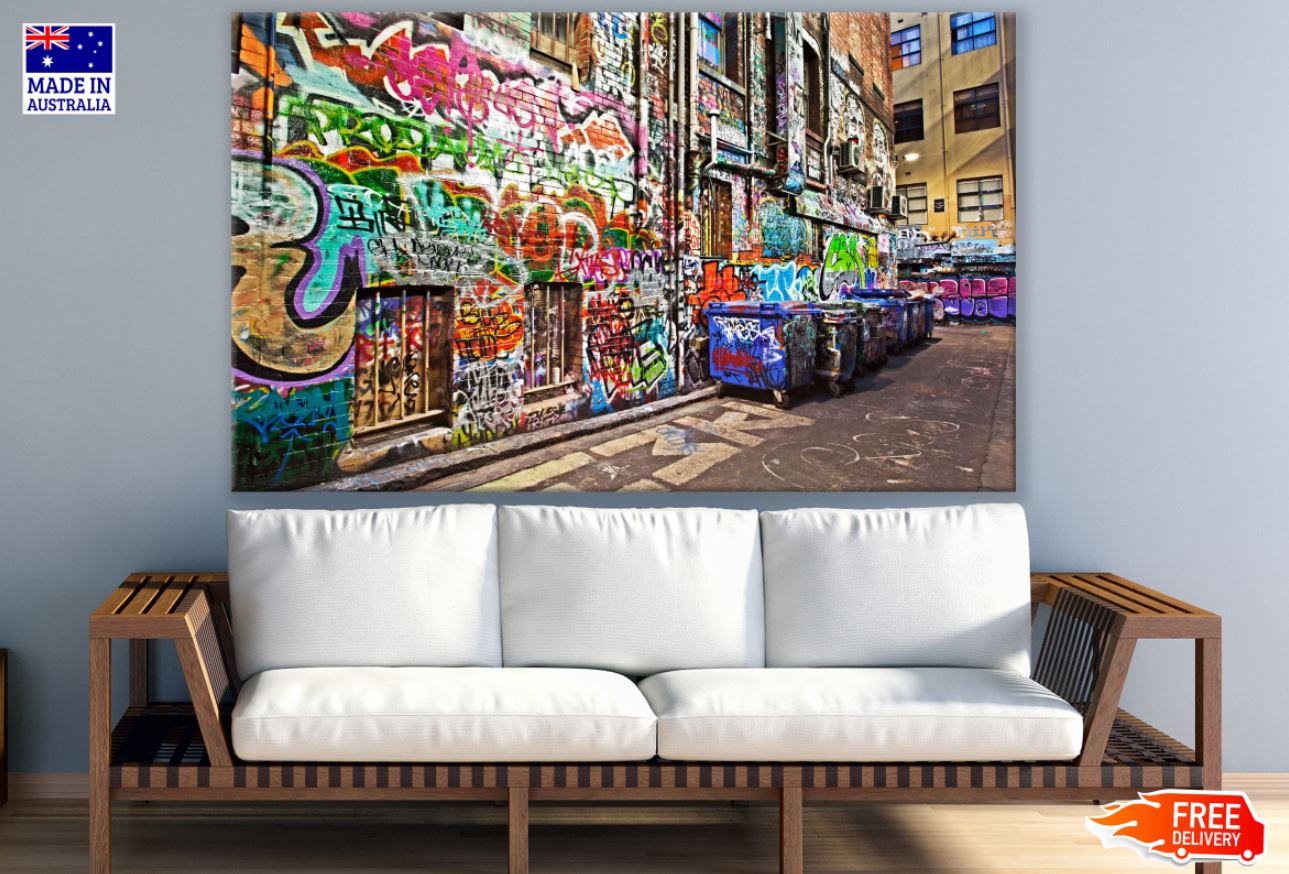 Wall Graffiti Art Photograph Print 100% Australian Made