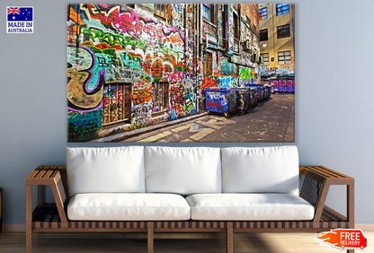 Wall Graffiti Art Photograph Print 100% Australian Made