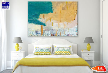 Colorful Abstract Painting Design Print 100% Australian Made