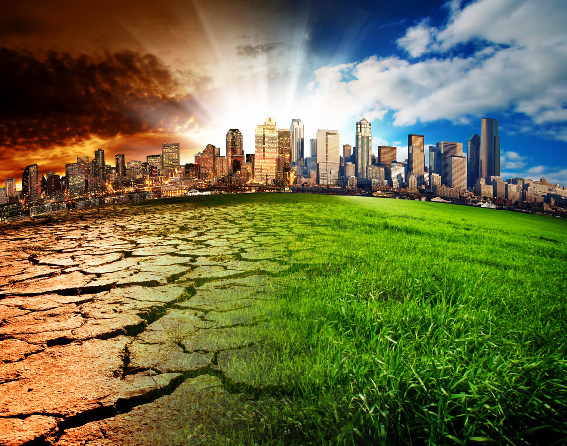 City Climate Change Photograph Home Decor Premium Quality Poster Print Choose Your Sizes