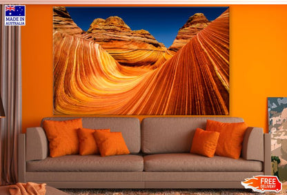Wave Sand Dunes in Utah Photograph Print 100% Australian Made