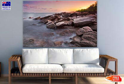 Sea Sunset Scenery Photograph Print 100% Australian Made