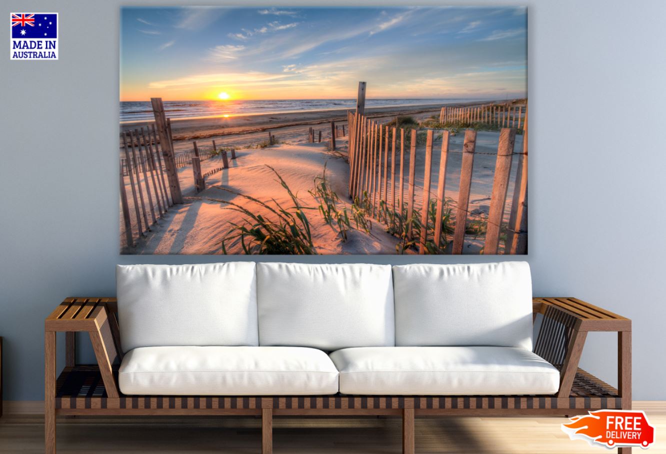 Sea Sunset Scenery Photograph Print 100% Australian Made