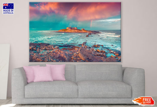 Island on Sea Scenery Photograph Print 100% Australian Made
