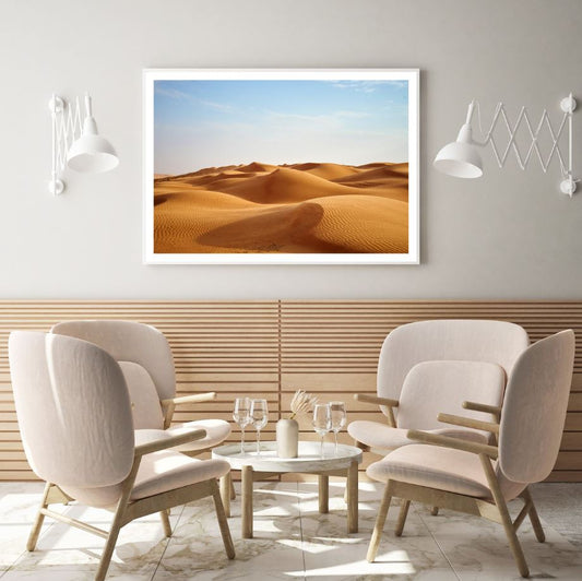 Desert Scenery Photograph Home Decor Premium Quality Poster Print Choose Your Sizes