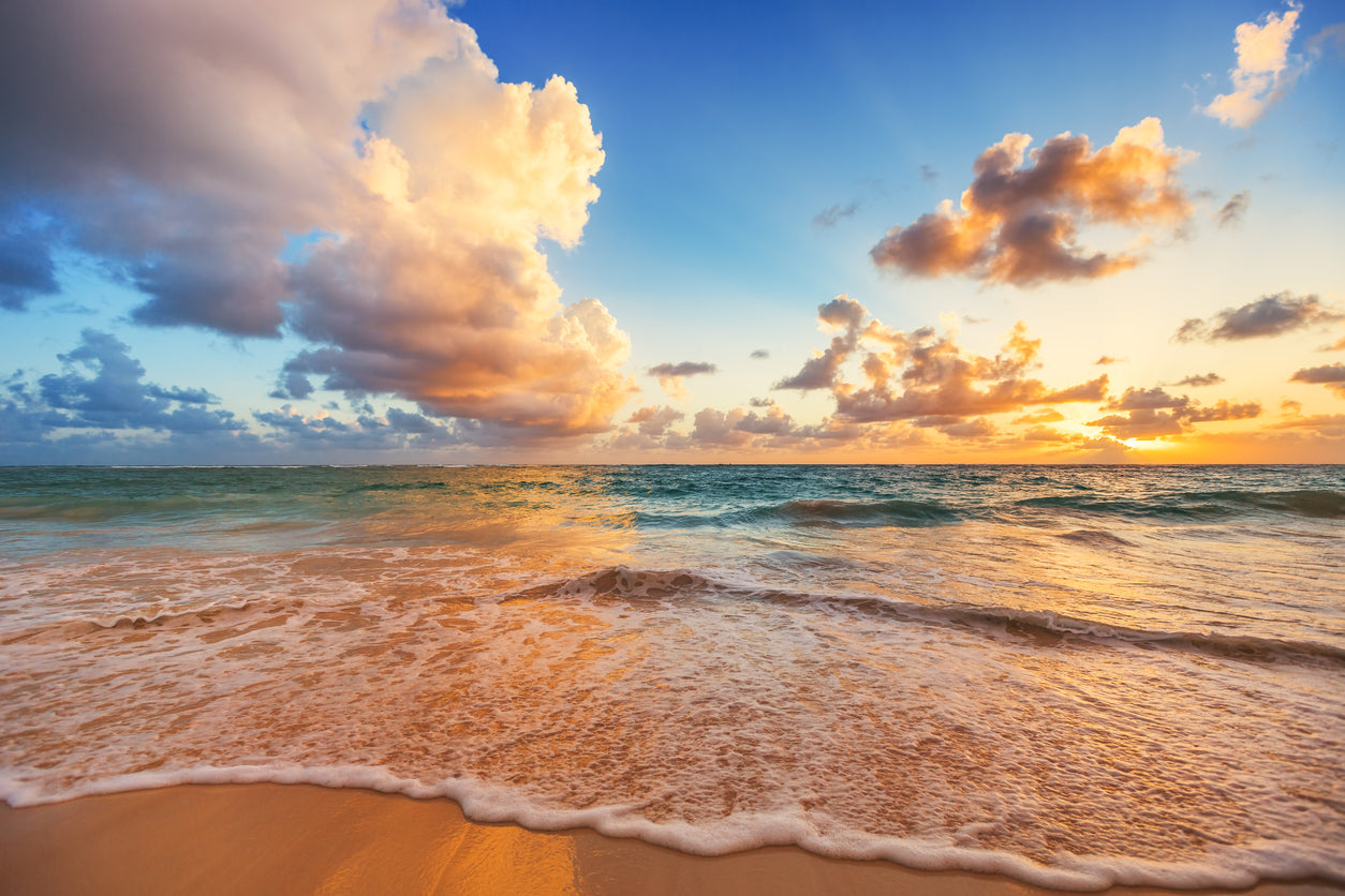 Sea Sunset Scenery Photograph Home Decor Premium Quality Poster Print Choose Your Sizes