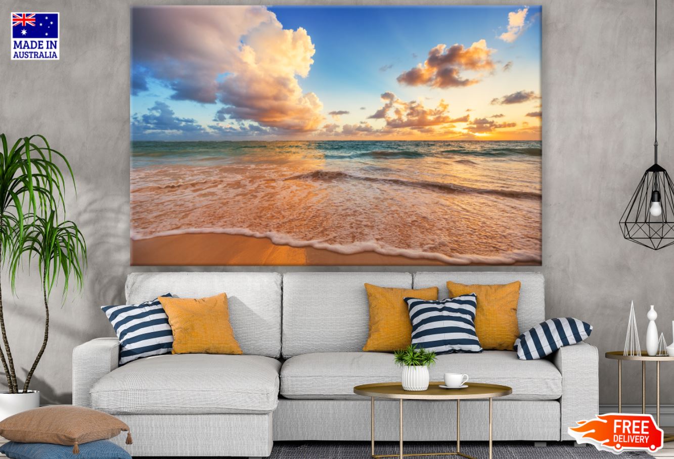 Sea Sunset Scenery Photograph Print 100% Australian Made