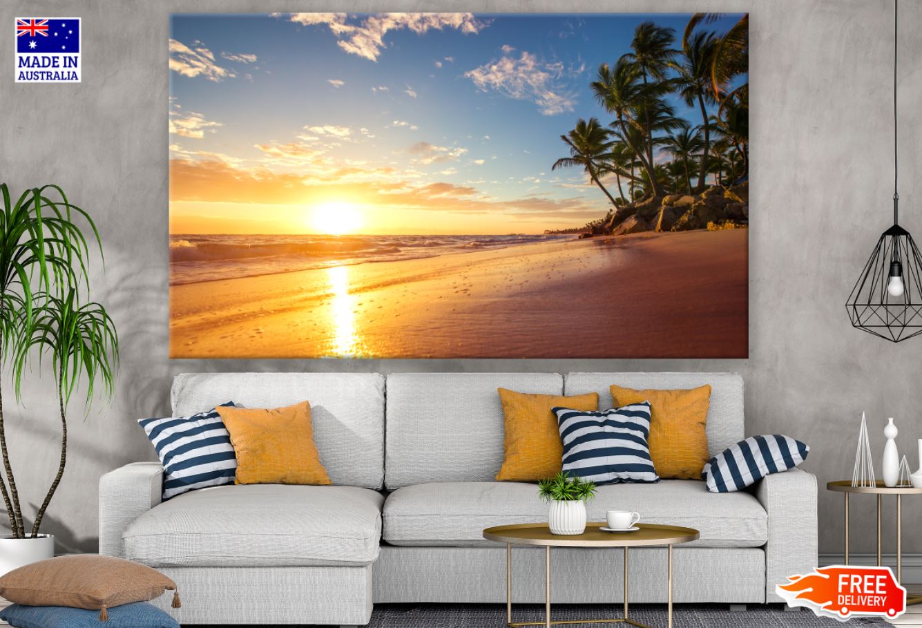 Sea Sunset Scenery Photograph Print 100% Australian Made