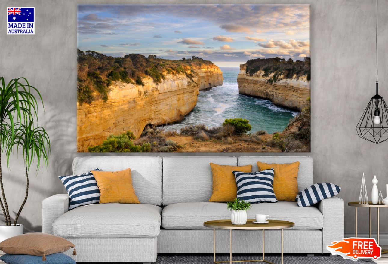Sea & Cliff Scenery Photograph Print 100% Australian Made