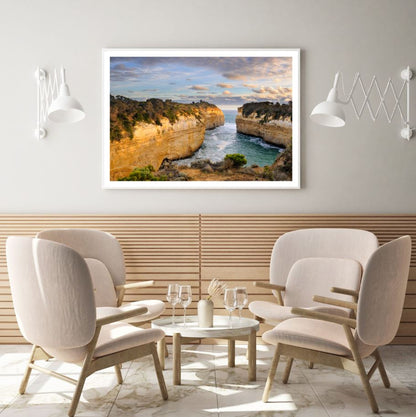 Sea & Cliff Scenery Photograph Home Decor Premium Quality Poster Print Choose Your Sizes