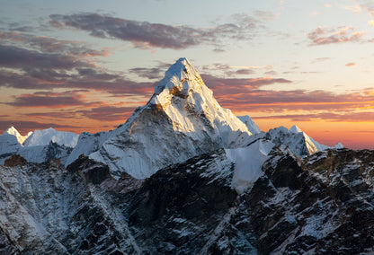 Mountain Sunset Scenery View Home Decor Premium Quality Poster Print Choose Your Sizes