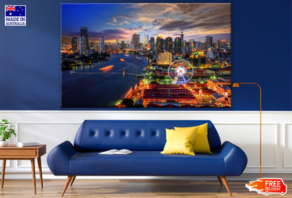City Night Scenery Photograph Print 100% Australian Made