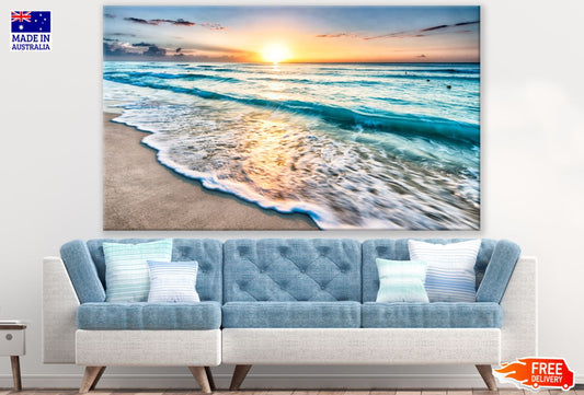 Sea Sunset Scenery Photograph Print 100% Australian Made